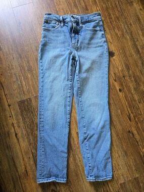 Madewell Light Blue "Perfect Vintage" High-Rise Straight Jeans Sz. 25, Classic